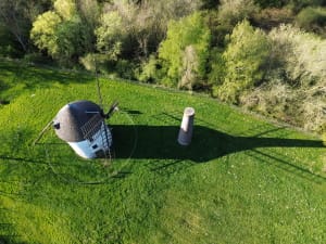 2nisdrone.fr - Denis pilote Droniste qualifié et certifié en Ile de France - vue aérienne Moulin 2 ancien